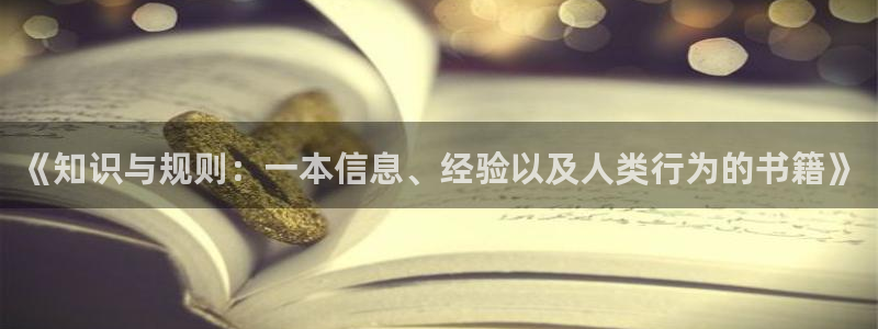 沉欢sun1998郁晟儒趣书：《知识与规则：一本信息、经验以及人类行为的书籍》